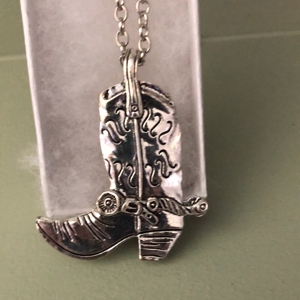 Cowboy Boot Necklace
